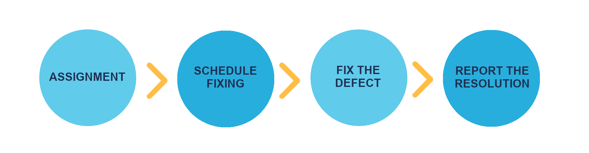 Resulution phase in defect management process